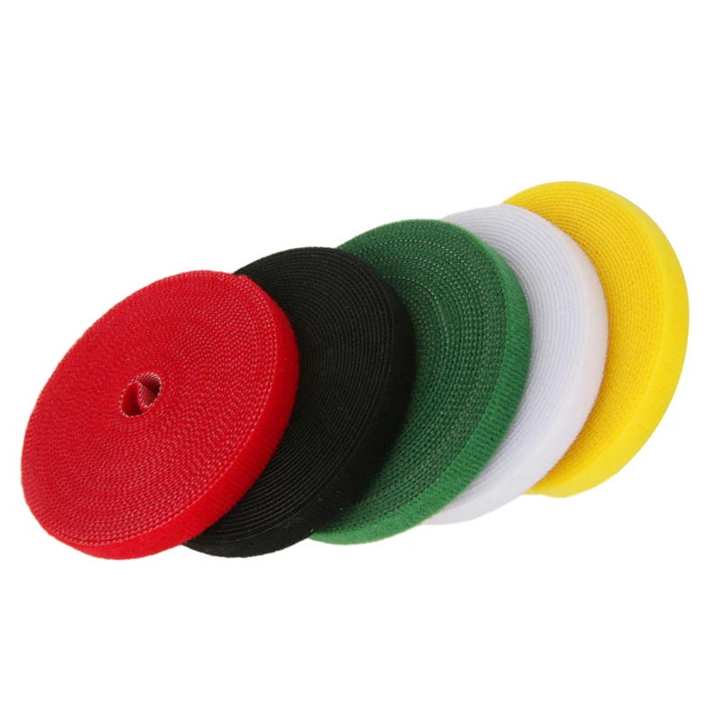 5 Meter/Roll Nylon Cable Ties Power Wire Loop Tape Multifunction Nylon Straps Fastener Reusable