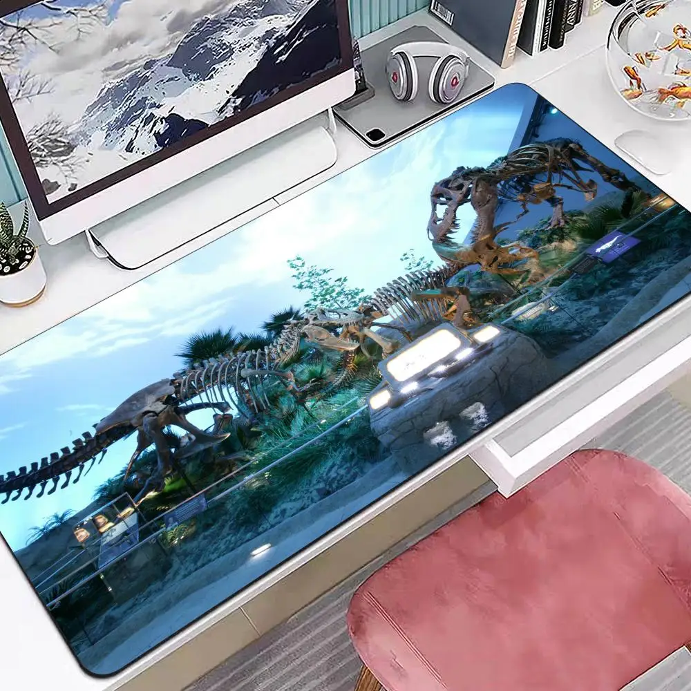 

Коврик для мыши с ископаемыми динозаврами, несколько размеров, большой квадратный коврик для компьютерной офисной игры, настольные коврики, резиновые противоскользящие коврики для мыши