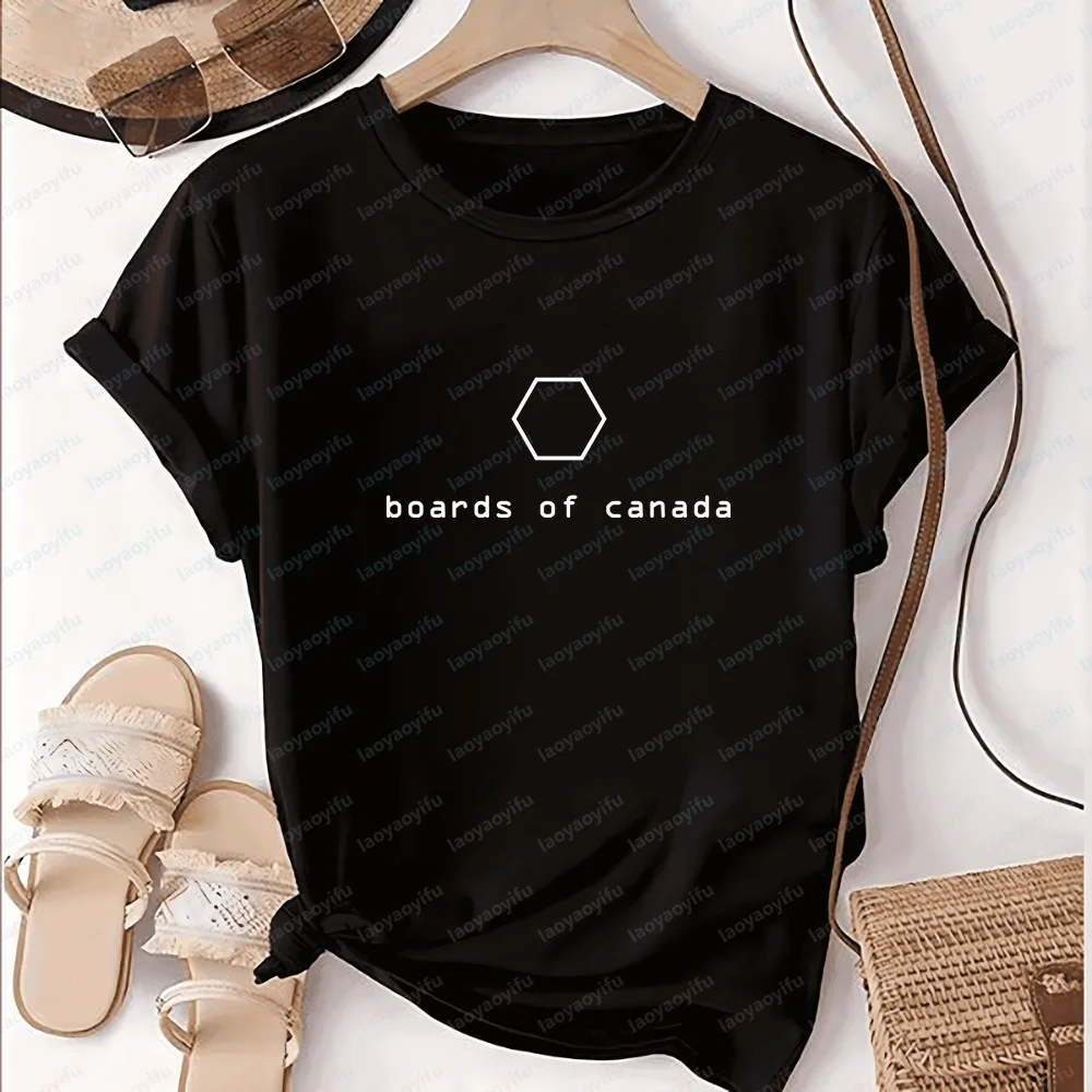 Men's T-shirts and Tank Tops Boards of Canada (BoC) Short-sleeved Shirts Suitable for Both Men and Women. Comfortable T-shirts.