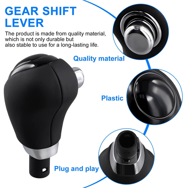 

AU63-Car Gear Shift Knob 46720-2T000 46720-1M600 467202T180 For Kia Forte Optima K5 2011-2013 Automatic Shifter Handball