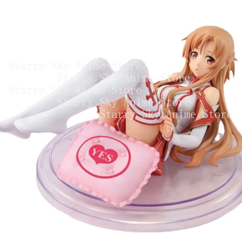 Anime Sword Art Online SAO Asuna 1/8 escala prepintado PVC colección de figuras de acción modelo niños juguetes muñeca 16cm
