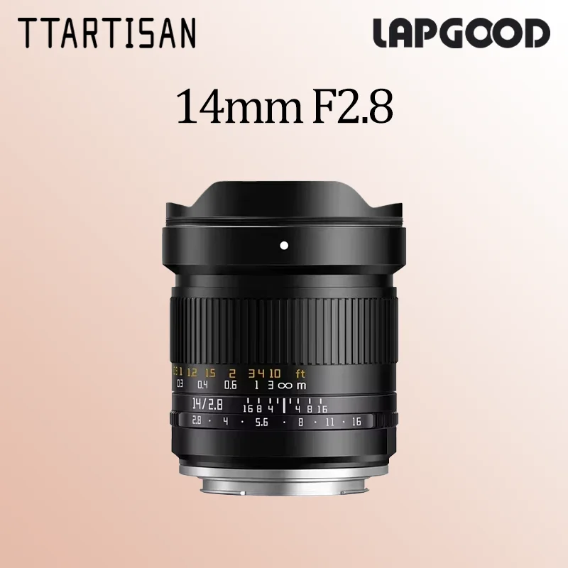 TTartisan 14mm F2.8 Full Frame 114 °   Ультраширокоугольный объектив с ручной фокусировкой для камер Sony E, Canon RF, Nikon Z, L-mount