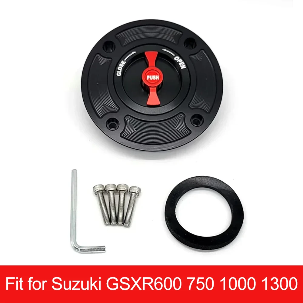 

Motorcycle CNC fuel tank cap cover for Suzuki GSXR600 gsxr750 gsxr1000 gsxr1300 Hayabusa TL1000S TL1000R GS500