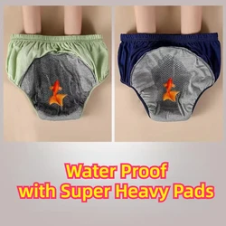 Anti-Bacteria Man Woman Incontinence Underwear Water Absorb Lingerie with Pilch Urine Pad Old People After Operation Care Briefs