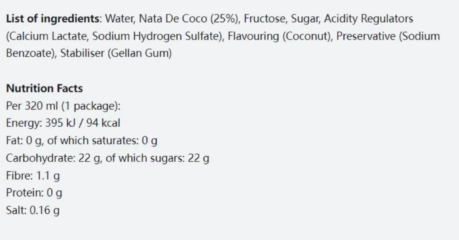 موغومو، مشروب ناتا دي كوكو، عبوة من 6 قطع، 320 مل لكل زجاجة #4