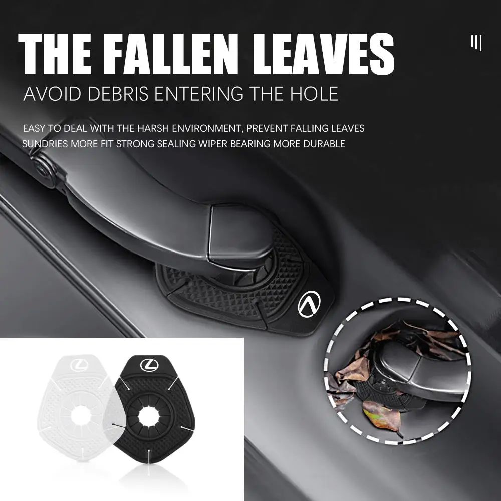 

Комплект из 2 защитных накладок на отверстия для дворников автомобиля с эмблемой для Lexus LS LC IS350 ES300h ES300 IS250 IS220d NX350h RX GS350