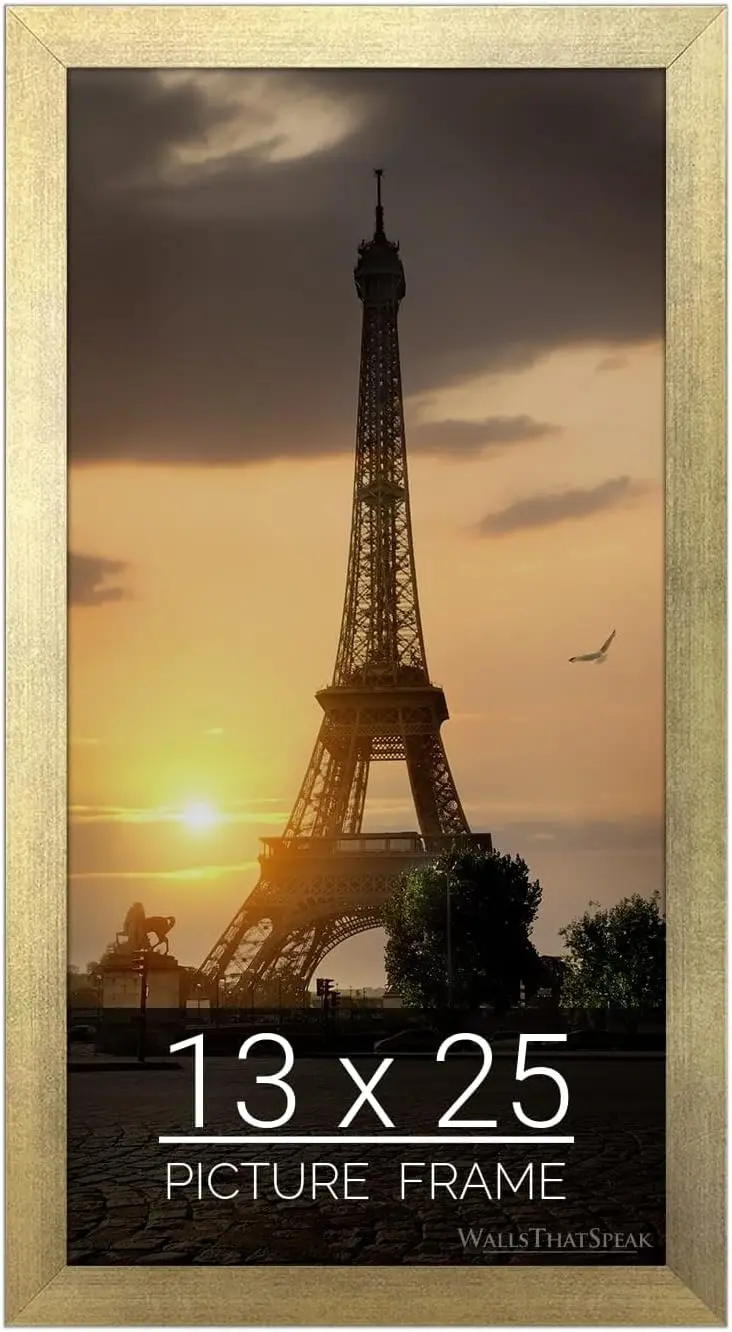 

13X25 Gold Picture Frame For Puzzles Posters Ps Or Artwork