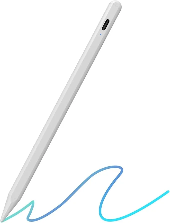 قلم ستايلس رفض اليد والميل المغناطيسي لجهاز iPad 2018-2023 iPad Pen 9/8/7/6 Gen، Air 3/4، Mini 5/6، Pro11 12.9 بوصة 3/4/5