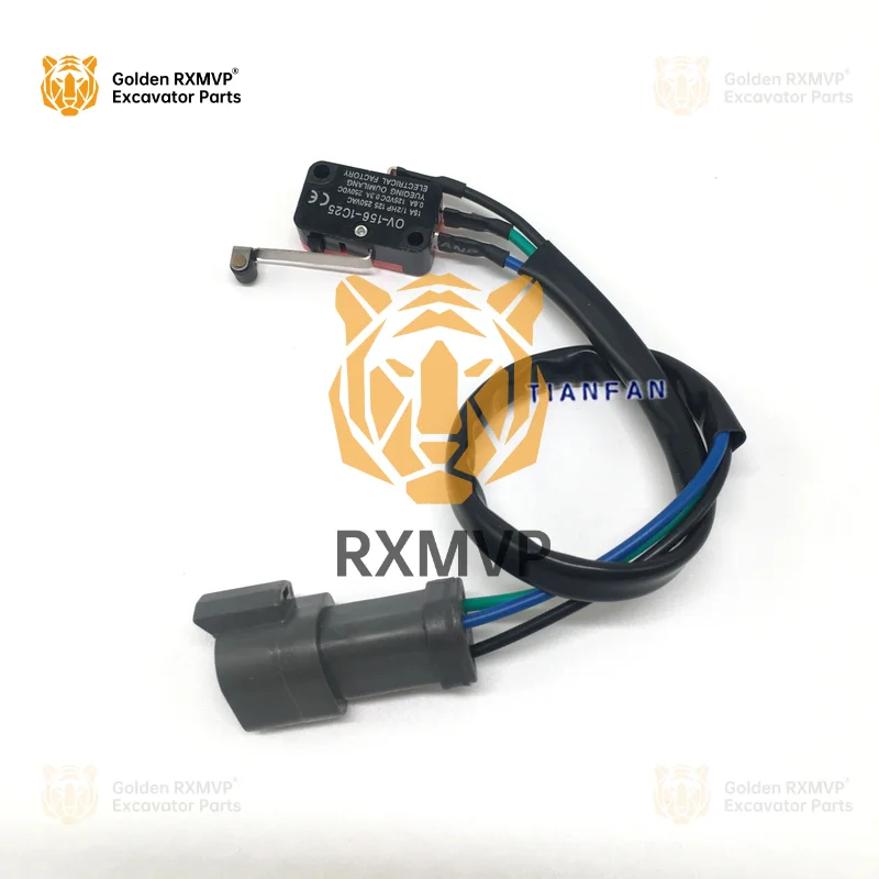 Suitable for excavator  For Caterpillar cat e312/320b/320c/320d hydraulic safety lock pilot lock microswitch