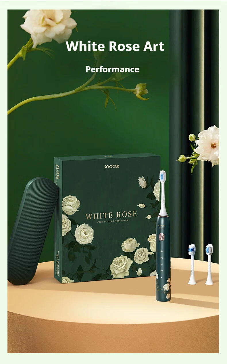 SOOCAS Van Gogh X3S Adult Smart Electric Toothbrush  IPX7 Waterproof Ultrasonic Sonic Tooth Brush Upgraded USB Fast Chargeable
