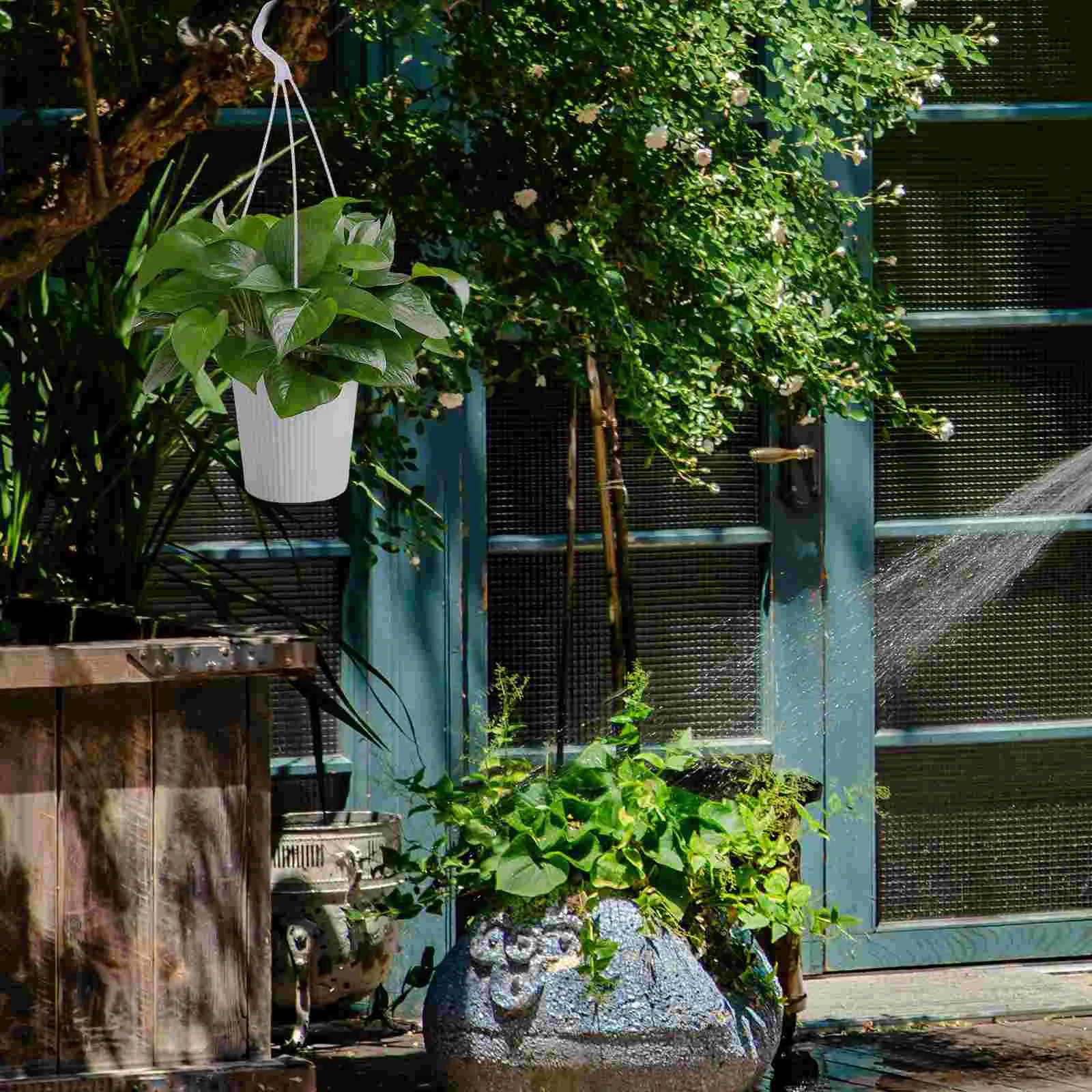 JOLoad-Crochets en plastique pour plantes, crochets pour pot de fleurs, matière première, outil de confrontation, cintres de jardin, combo publicitaire, 30 pièces