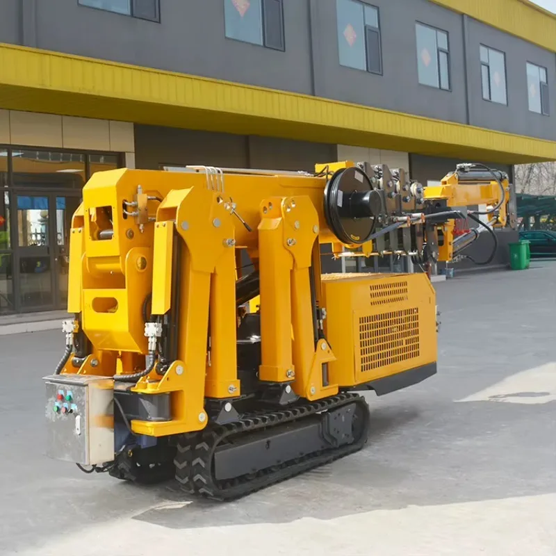 Customized 3 Ton Electric Spider Crane Lithium Battery Lift 3t Remote Operated Mini Crawler Lifter Crawler Tracked Spider Crane