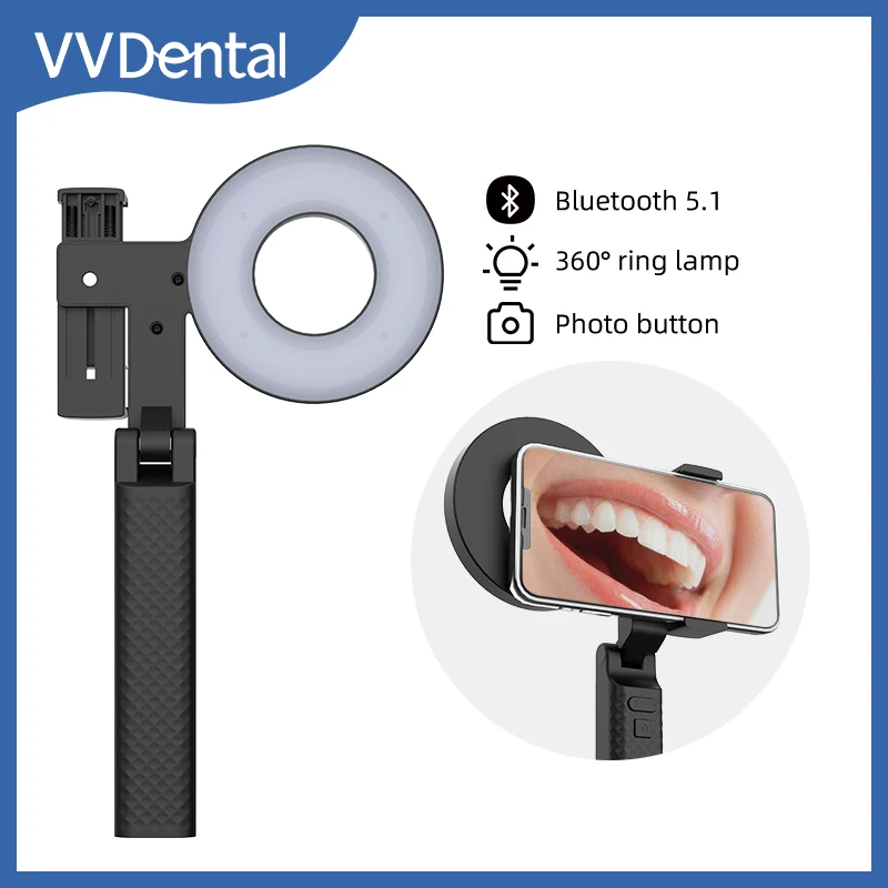 VV Led Intraoral Dental Photography Flashlight Oral Filling Light Dentist Treatment Equipment Mobile Phone Photo Auxiliary Light