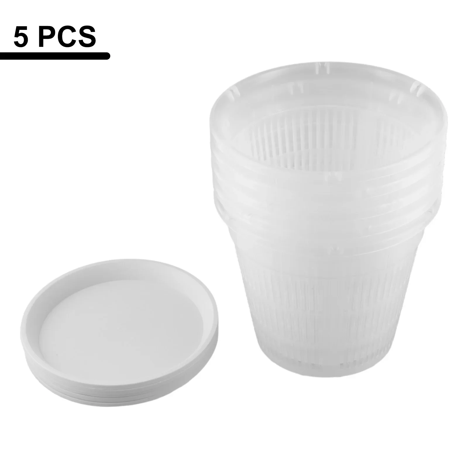 Clear Clear Flower Pot Indoor Plants Multiple Uses Outdoor Decor Stable Saucers Drainage Holes Good Air Circulation Indoor Decor