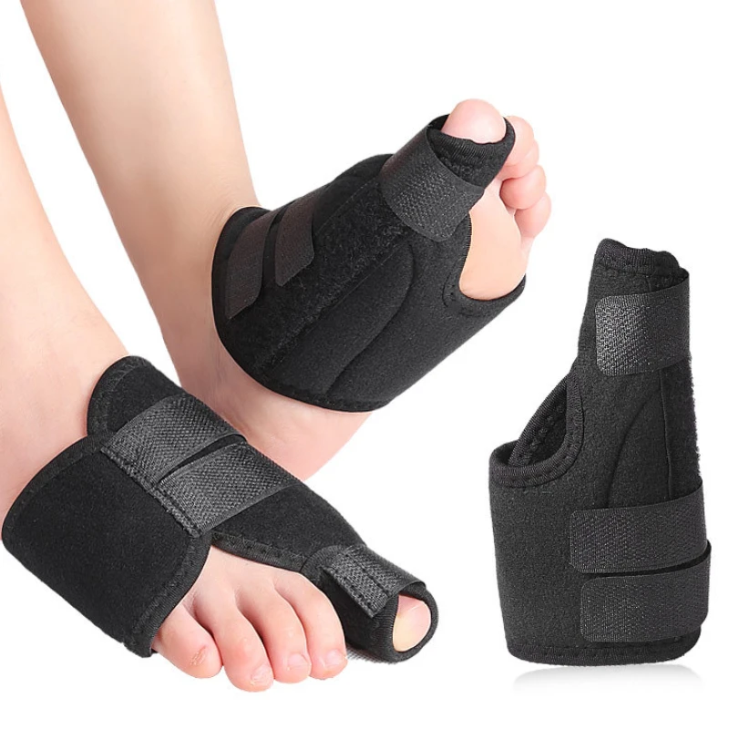 2pieces=1pair Big Thumb Toe Protector Splint Hallux Valgus Corrector Separator Foot Care Plantar Fasciitis Bunion Pain Relief