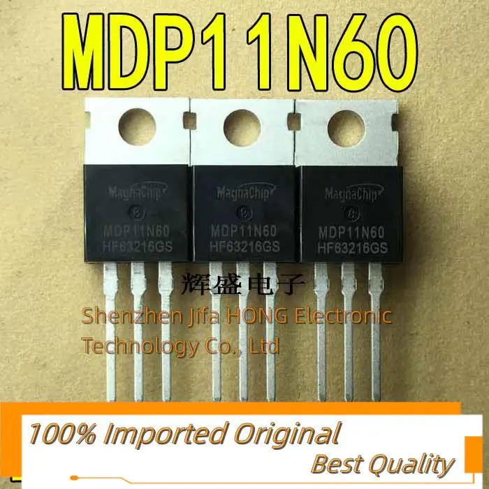 10PCS/Lot MDP11N60  MDP11N60TH  11A 600V  MOS N-Channel Best QualityReally Stock Original