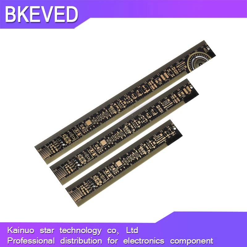 15cm 20cm 25cm Multifunktionale PCB Herrscher Messung Werkzeug Widerstand Kondensator Chip IC SMD Diode Transistor Paket 180 grad