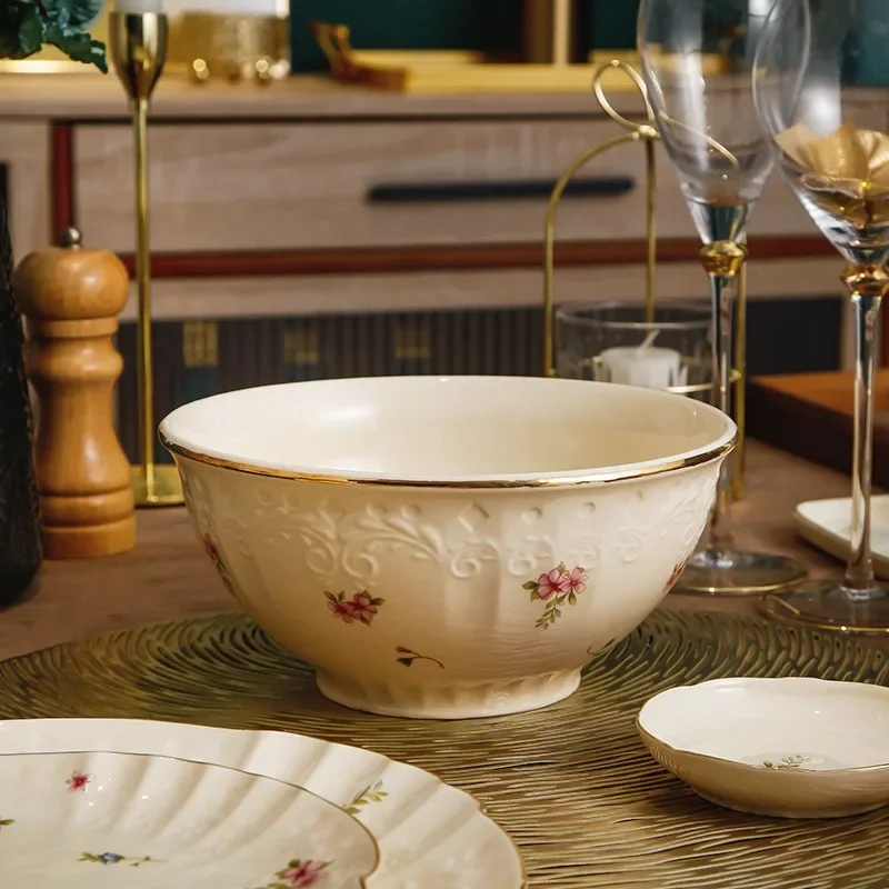 

High-value bowls, thickened anti-scalding noodle soup bowl