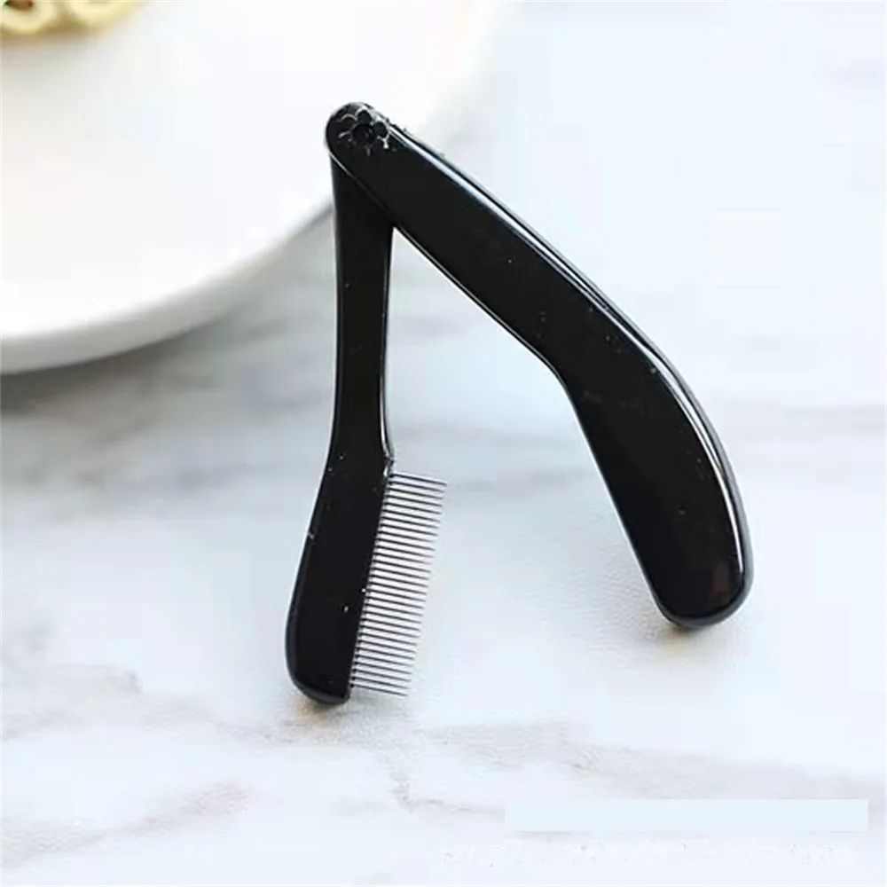 1PC  Eyelash Clip Comb Eyelash Separator Eye Black Lifting Curl Metal Brush Mini Eyebrow Comb Makeup Tool