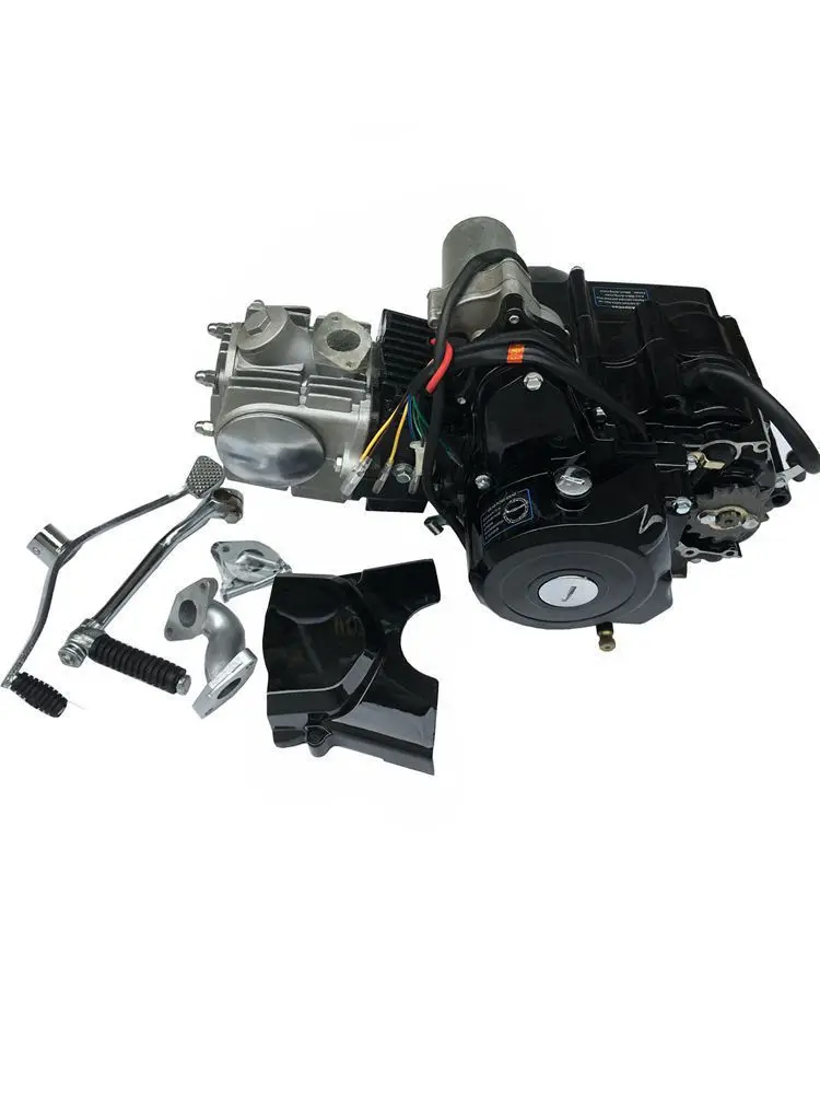 Motorcycle JH70 foot start engine assembly Jialing 90 horizontal 100 manual clutch four-speed cycle head
