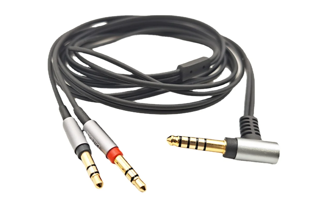 Para philips x3 onkyo a800 3.5mm 2.5/4.4mm balanceado fone de ouvido cabo de cobre único cristal atualização para fiio mp3 player