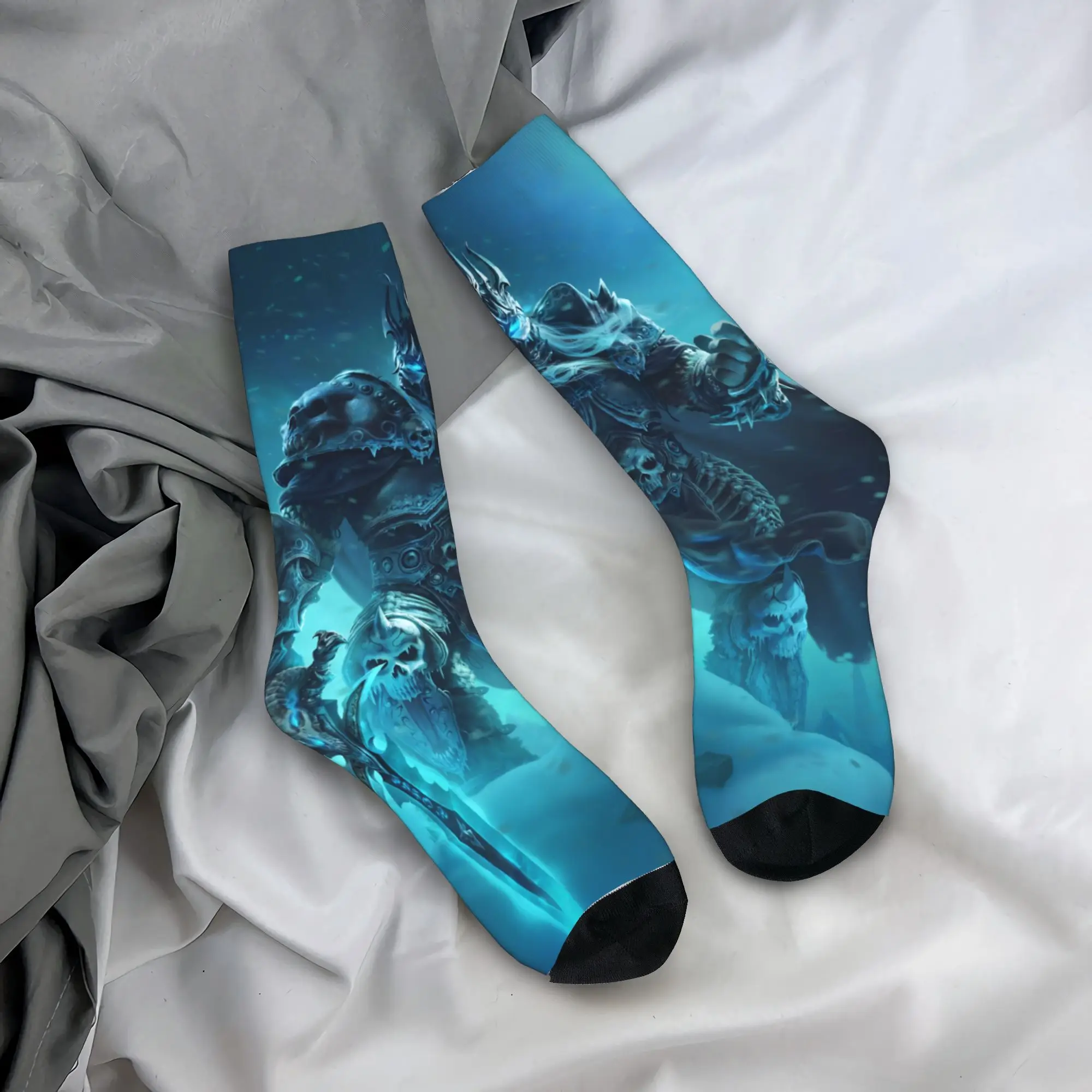 

Игровые носки World of Warcraft, повседневные чулки, мужские дышащие спортивные носки для бега, антибактериальные носки с весенним узором