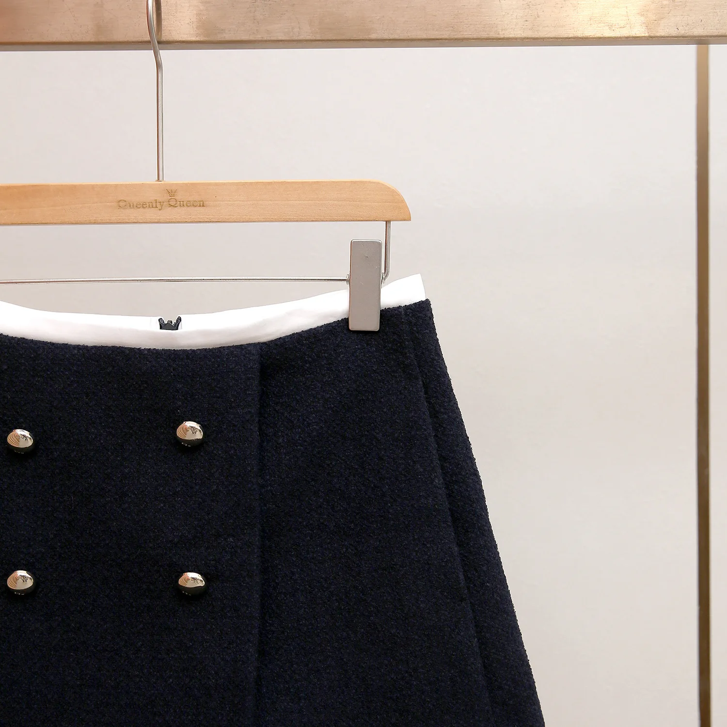 【هدية مجانية】2025 خريف وشتاء تويد فرنسي مكون من قطعتين مظهر على شكل حرف A للتخسيس Skort قيعان نسائية أنيقة وأنيقة