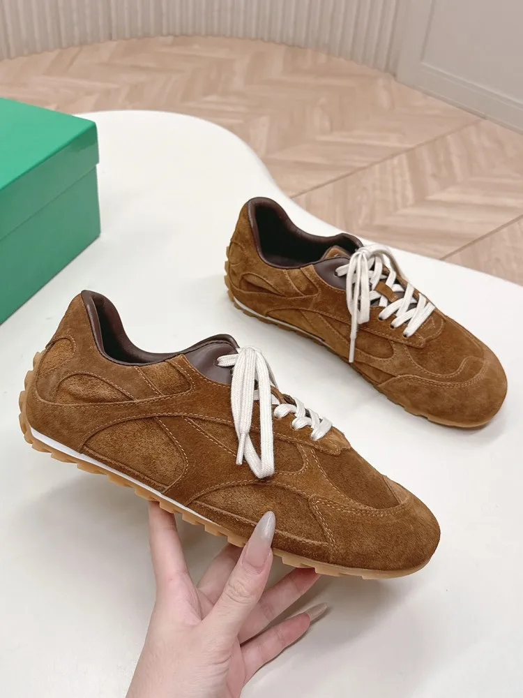 Модные мужские и женские удобные спортивные кроссовки для бега на шнуровке в стиле пэчворк, кроссовки из коровьей замши на плоской подошве, обувь для скейтборда