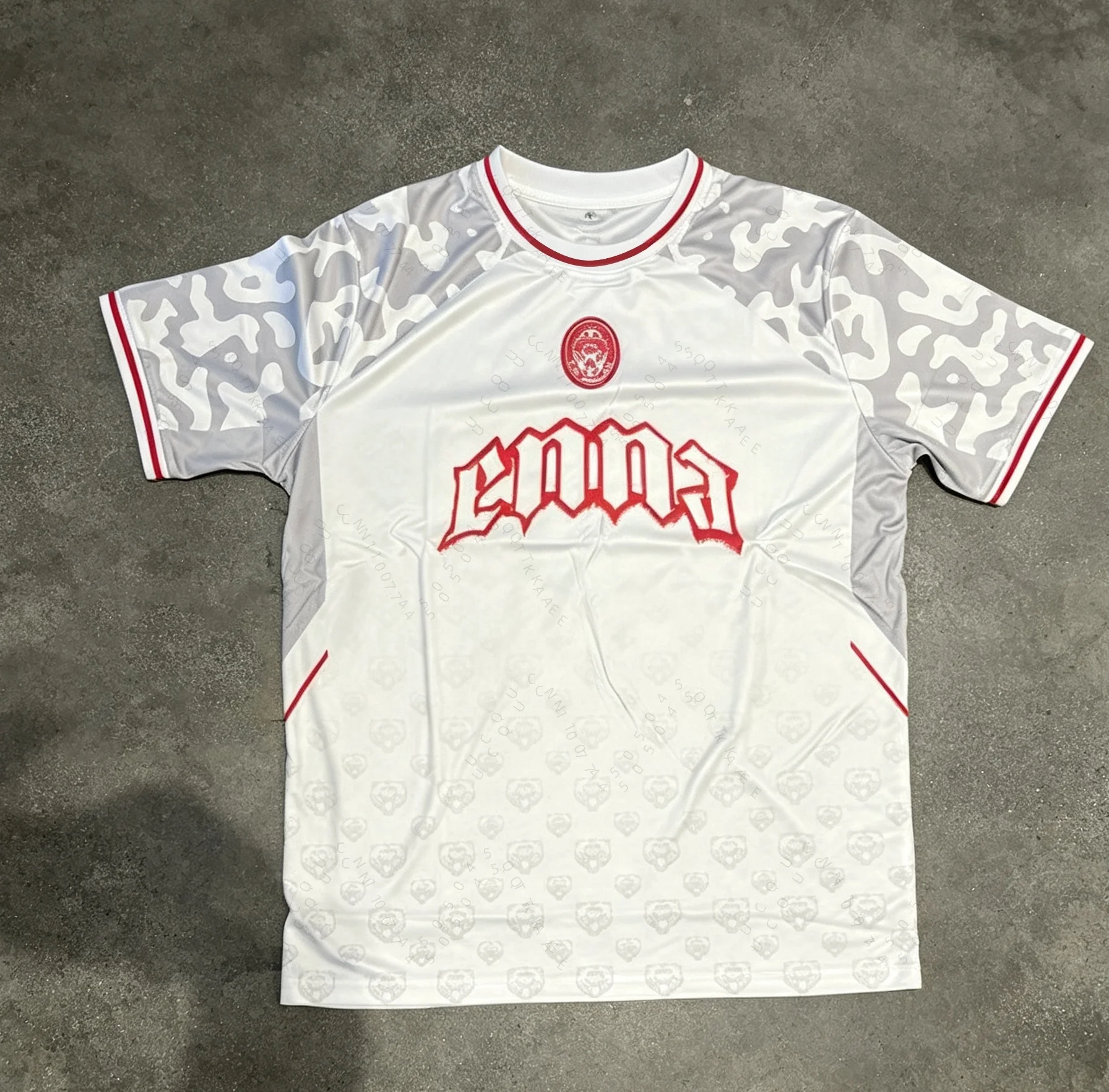 2026 92 ENNA Polak Jersey French Rapper PLK Fans Round Neck Short Sleeve Summer Unisex Breathable Beach T-Shirt Man Casual Tops