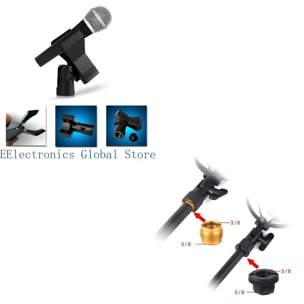 

462B Universal Microphone Clip Mic Holder for Most Wireless Mics