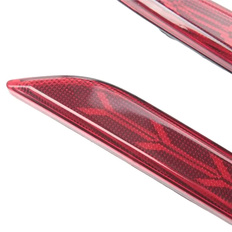 Rear Fog Lights LED Taillights Car Brake Lights Fishbone Taillights Rear Bumper Lights For Tesla Model 3 Model Y