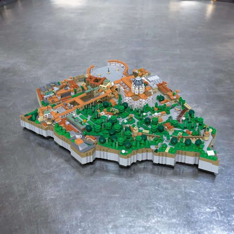 

4879 шт. MOC SVatican City Building Blocks, образовательная строительная архитектурная игрушка, креативный подарок для детей