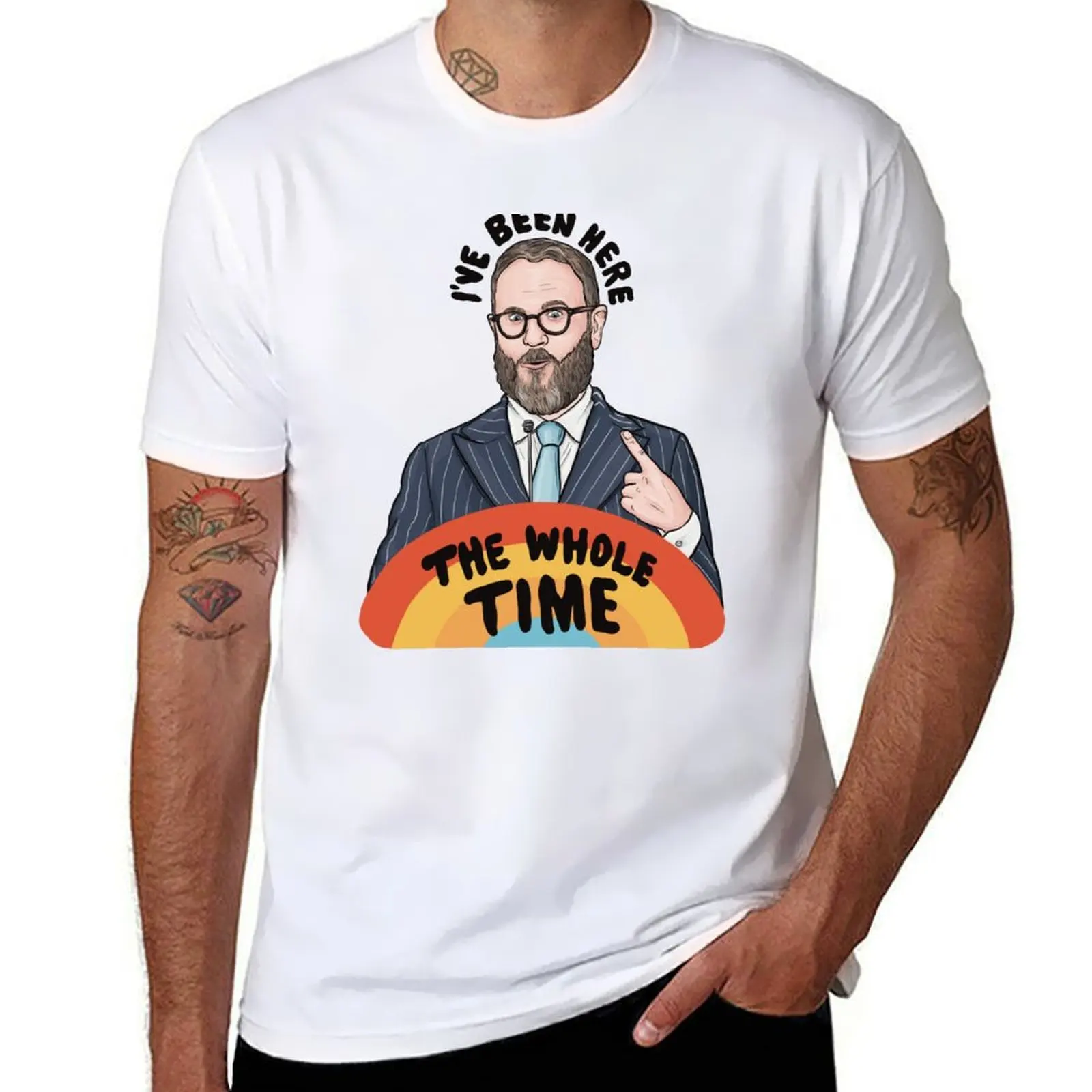 

I've Been Here The Whole Time! Sam Reich Game Changer T-Shirt man t shirts graphic t shirts with prints