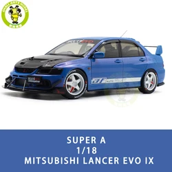 1/18 Super A Lancer EVO Evolution IX 9 Diecast Model Toy Cars Gifts For Father Friends