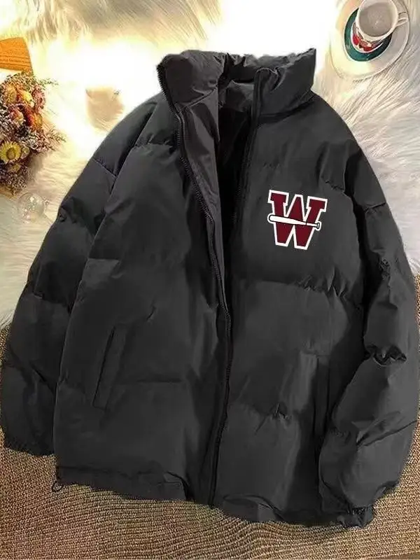 

New Student Loose Versatile Thiened Korean Sle Warm Cotton Jaet Bread Clothes Men Winter Stand Collar Cotton Coat