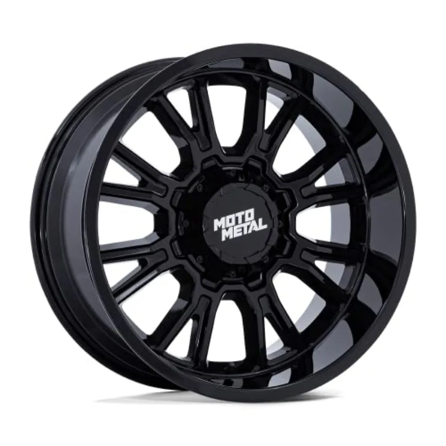 

20X9 8X6.5 5.04 1mm GLOSS BLACK automotive alloy wheel with glossy black finish for high-performance driving