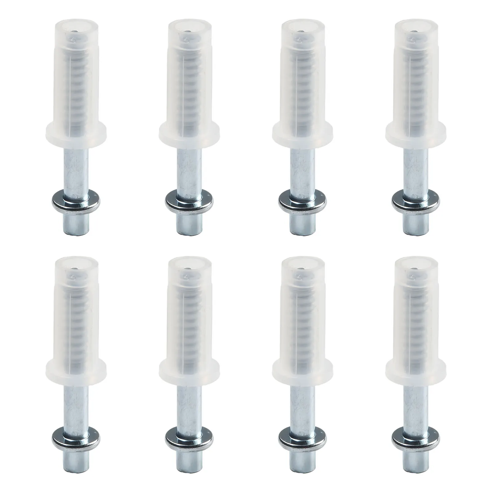 Closet Door Hardware 8PCS Kit with Top Pivot Repair Components for Bifold Doors Designed for Stability and Smooth Operation