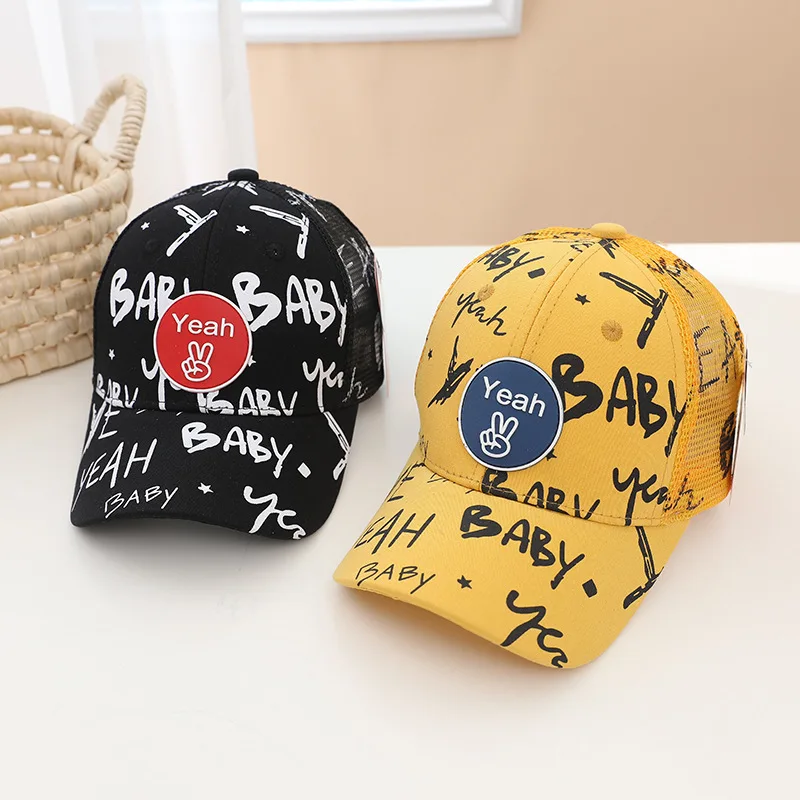 Schattige Peuter Baby Kids Baseball Caps Herfst Hoeden Nieuwe Cartoon Kinderen Pet Mode Verstelbare Jongen Meisje Snapback Hoed