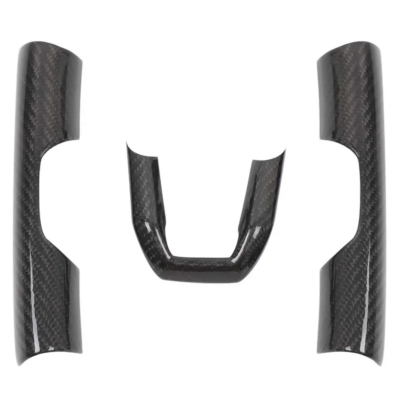 Real Carbon Fiber For Lamborghini Hurricane 580 2014-2021 Car dashboard center console gear panel decorative cover sticker kit 6