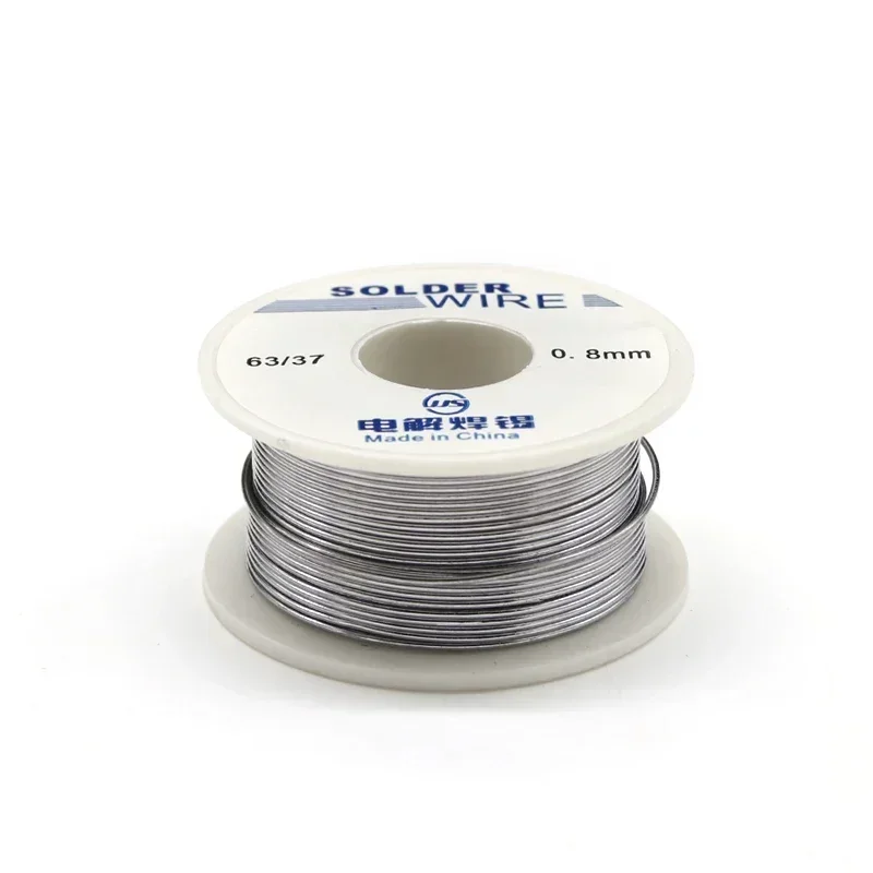 1/2/5 Stks Soldeerdraad 0.8/1.0Mm 50G/100G 63/37 Lasdraad 2% Flux Laag Smeltpunt Voor Elektrische Soldeerbout