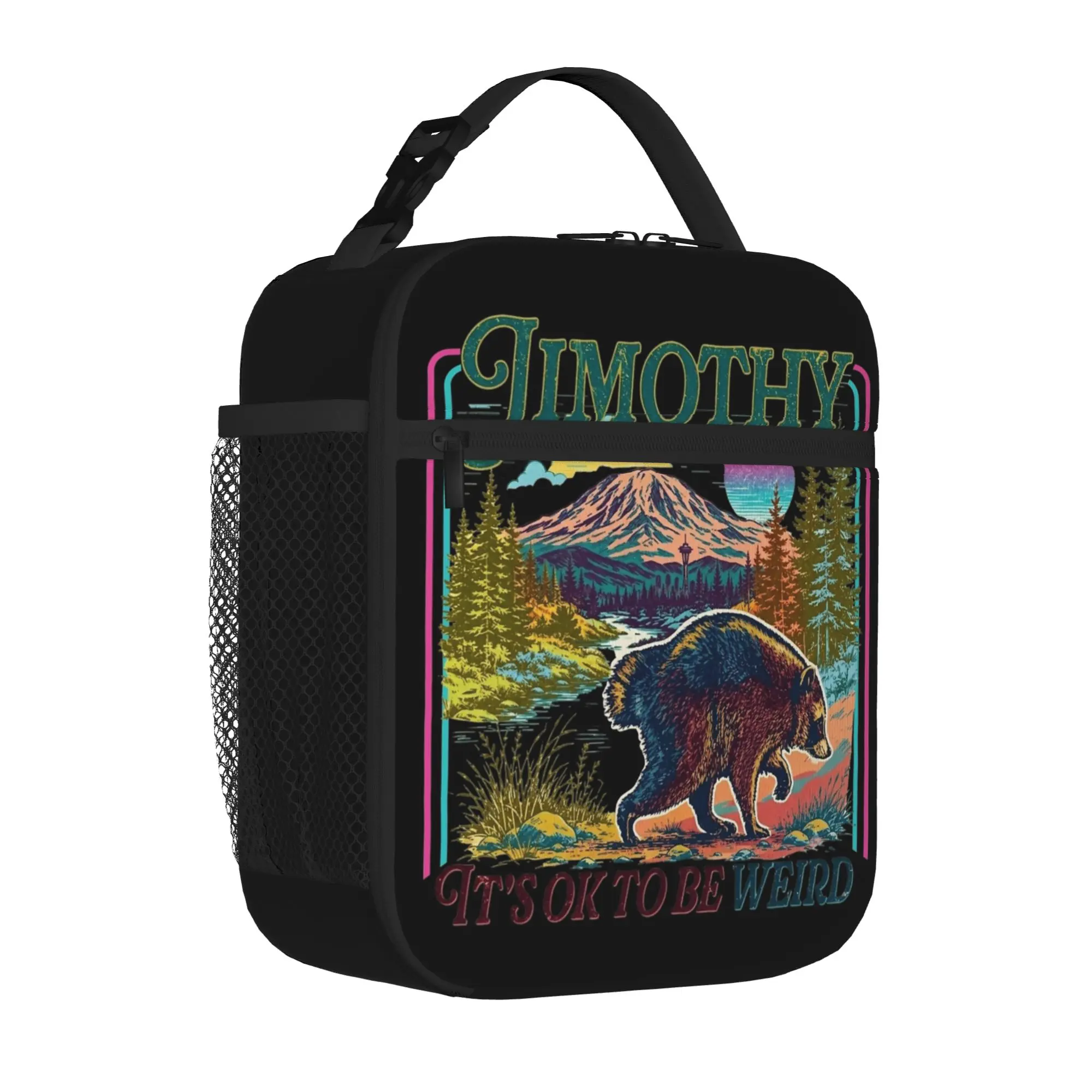 Jimothy It's Okay to Be Weird Thermal Insulated Lunch Bags for Travel  Portable Food Bag Container Thermal Cooler Lunch Boxes
