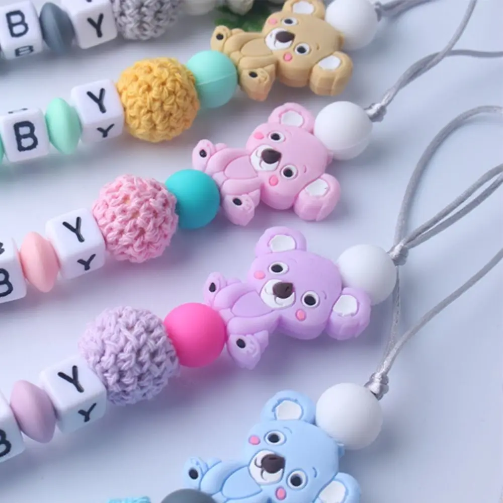 

Cartoon Shower Gift Buckle Adjustment Anti-drop Rope Toddler Dummy Clip Pacifier Chain Nipple Holder Pacifier Clip