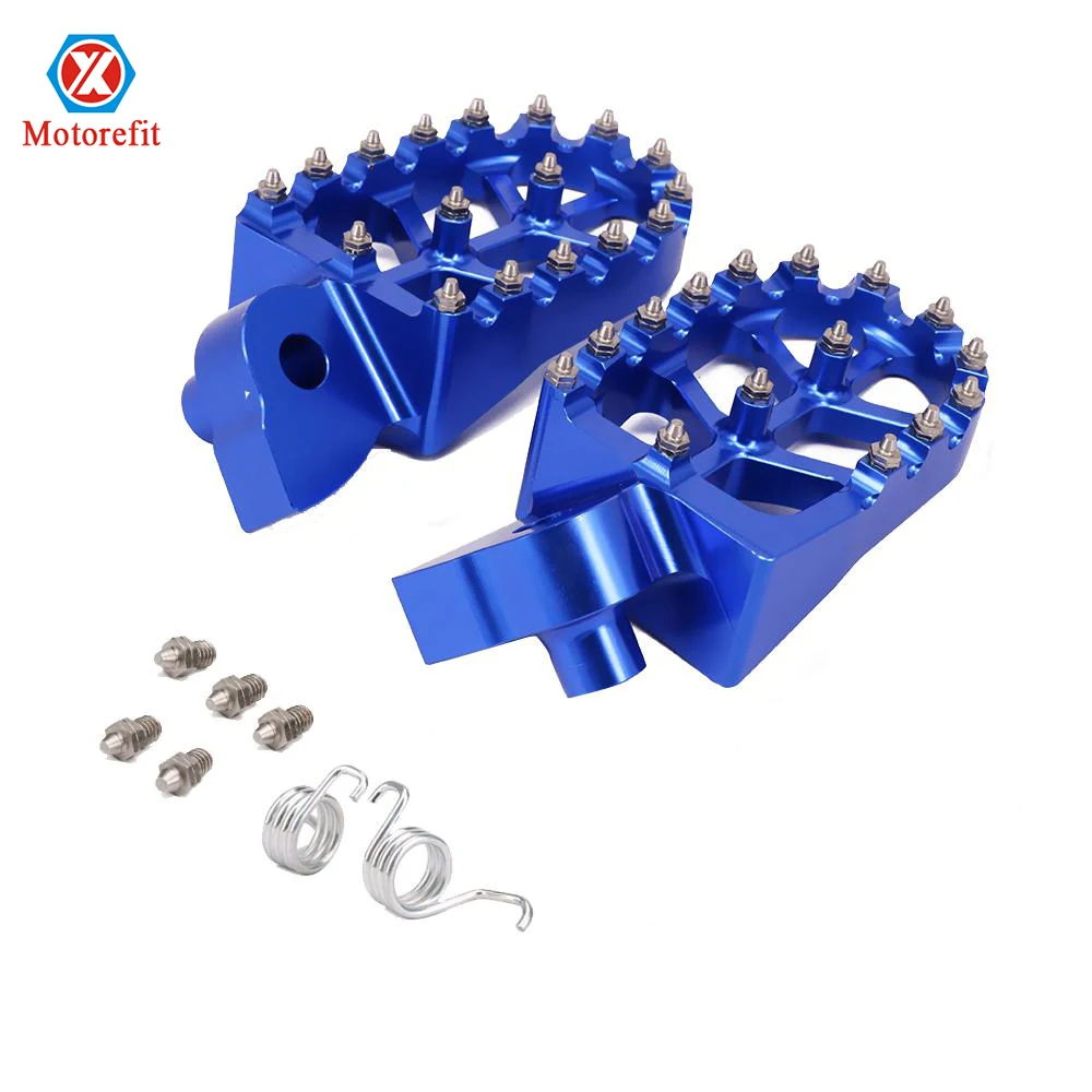 Motorcycle CNC Footrest Footpeg Foot Pegs For YAMAHA YZ 65 85 125X 250X 250FX 450FX WR 250F 450F YZF WRF 2021