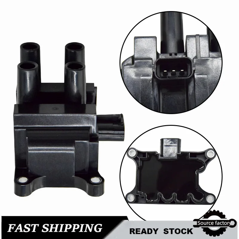 

High Voltage Package for Mazda 6 2.0L 2.3L Ignition Coil L813-18-100 Easy Installation Fast Shipping
