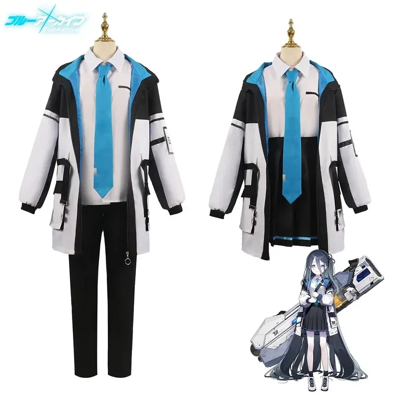 

Game Blue Archive Tendou Arisu Cosplay Costume Uniform Suit Woman Coat Skirt Pants Anime Suit Halloween Costume
