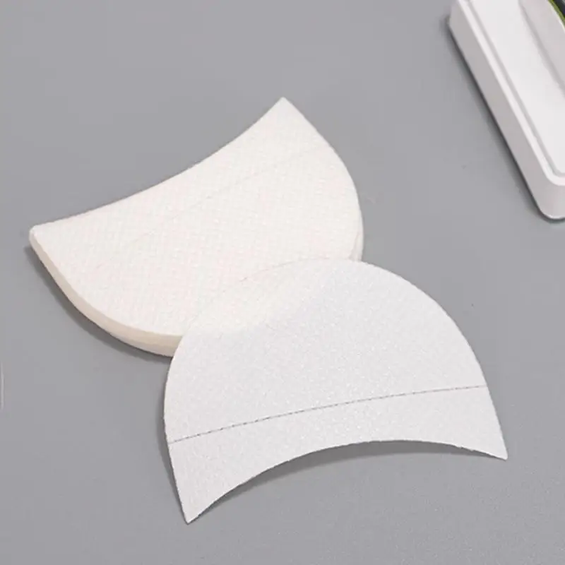 Professional Grade 50Pcs Breathable Eyelash Extension Removal Isolation Cotton Pads for Lash Beauty Salons