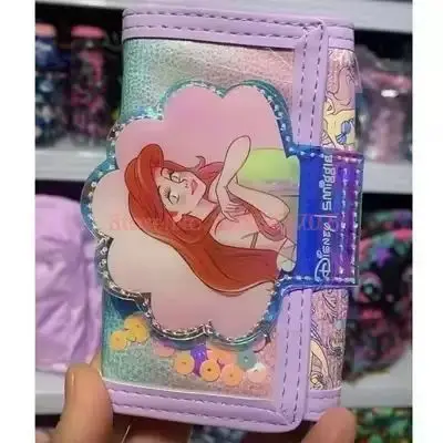 Disney Ariel Series Schoolbag para crianças, mochila dos desenhos animados, papelaria, smiggle australiano genuíno, presente, 2024