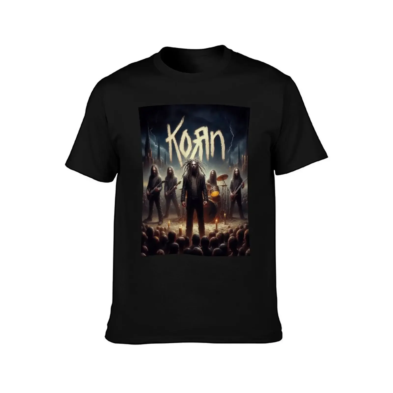 Korn band shirt T-Shirt valentines clothes basketball graphic tees Anime t-shirt graphic tee shirt mens clothes