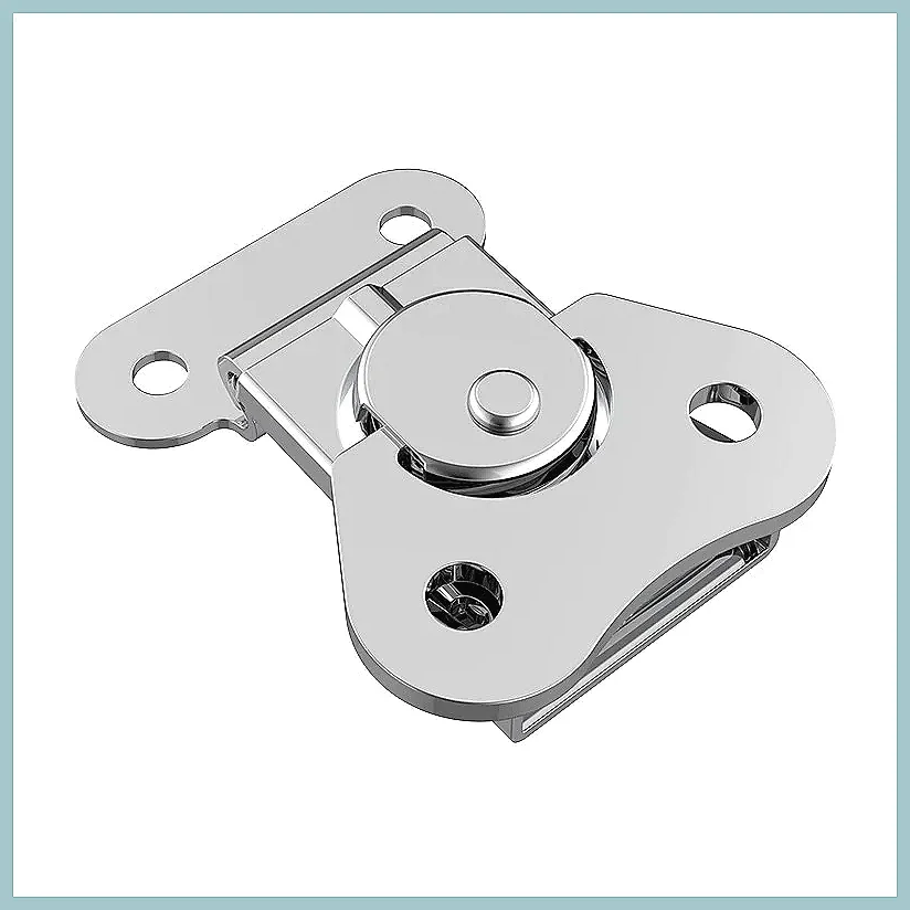 304 Food Grade Stainless Steel Butterfly Twist Buckle Rotary Latch Lock Anti-Rust Fastener for Aviation Case Tool Box