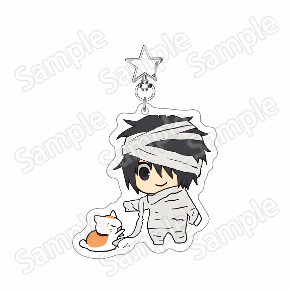 Natsume Yuujinchou Halloween Acrylic Stand Keychain Natsume Takashi Nyanko-sensei 6-10cm Desktop Decor Collectible Bag Pendant F